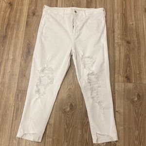 White American eagle destroyed skinny legs